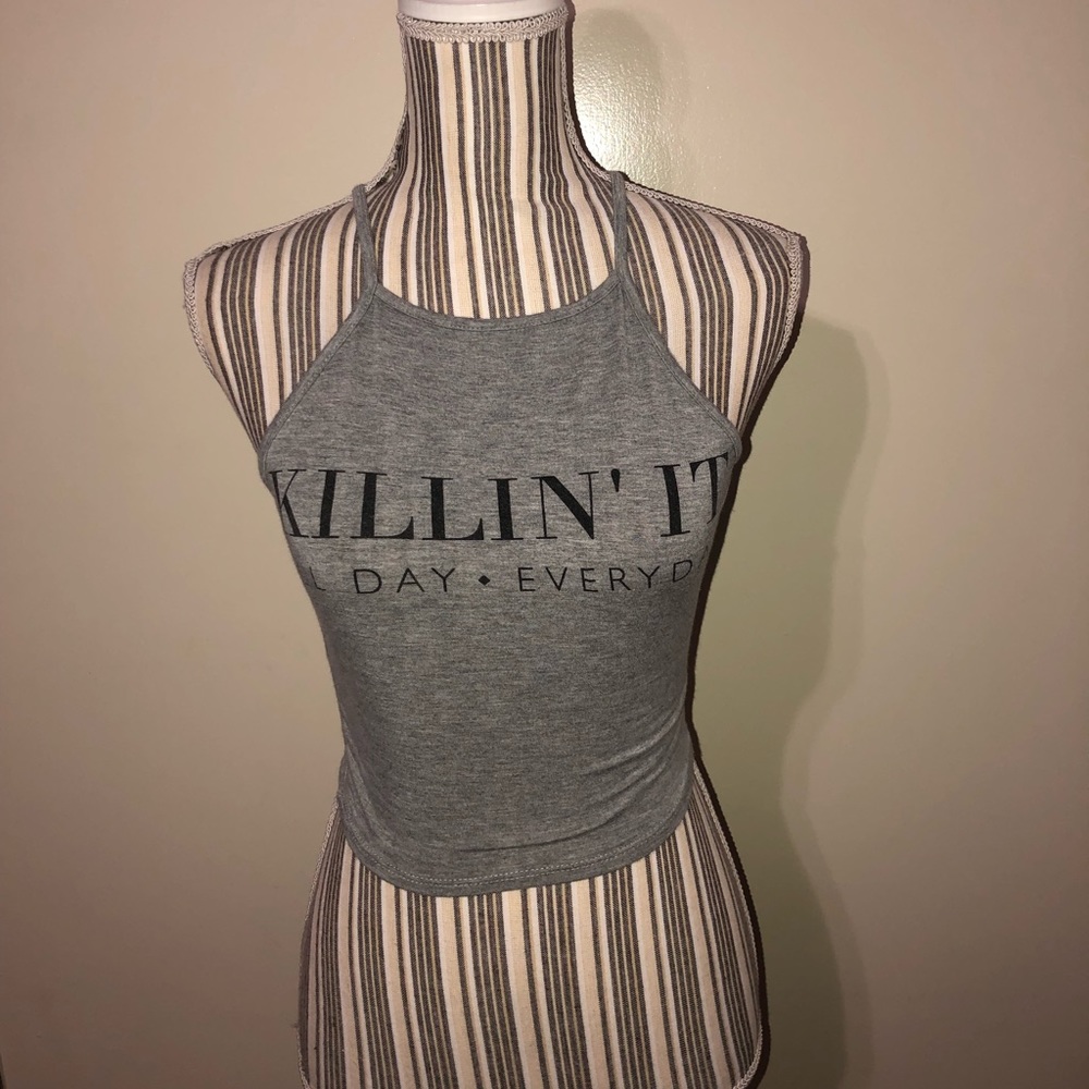 Gray “Killin’ It” top